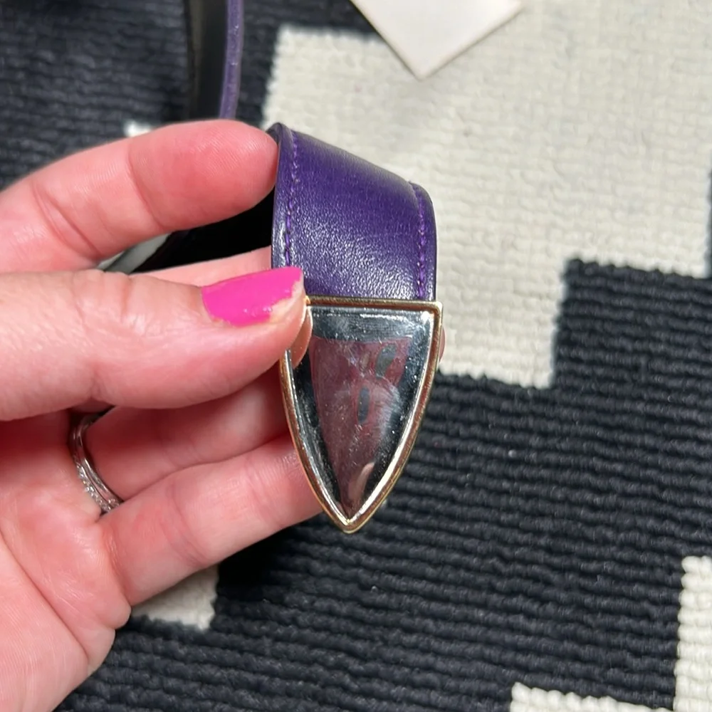 Fab, VINTAGE, NORDSTROM, purple leather belt!!